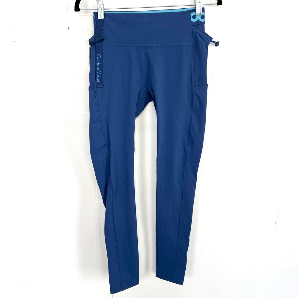 NWT‎ Disney Goofy Snacks Legging by Outdoor Voices in Navy Size Small mc - Picture 3 of 7
